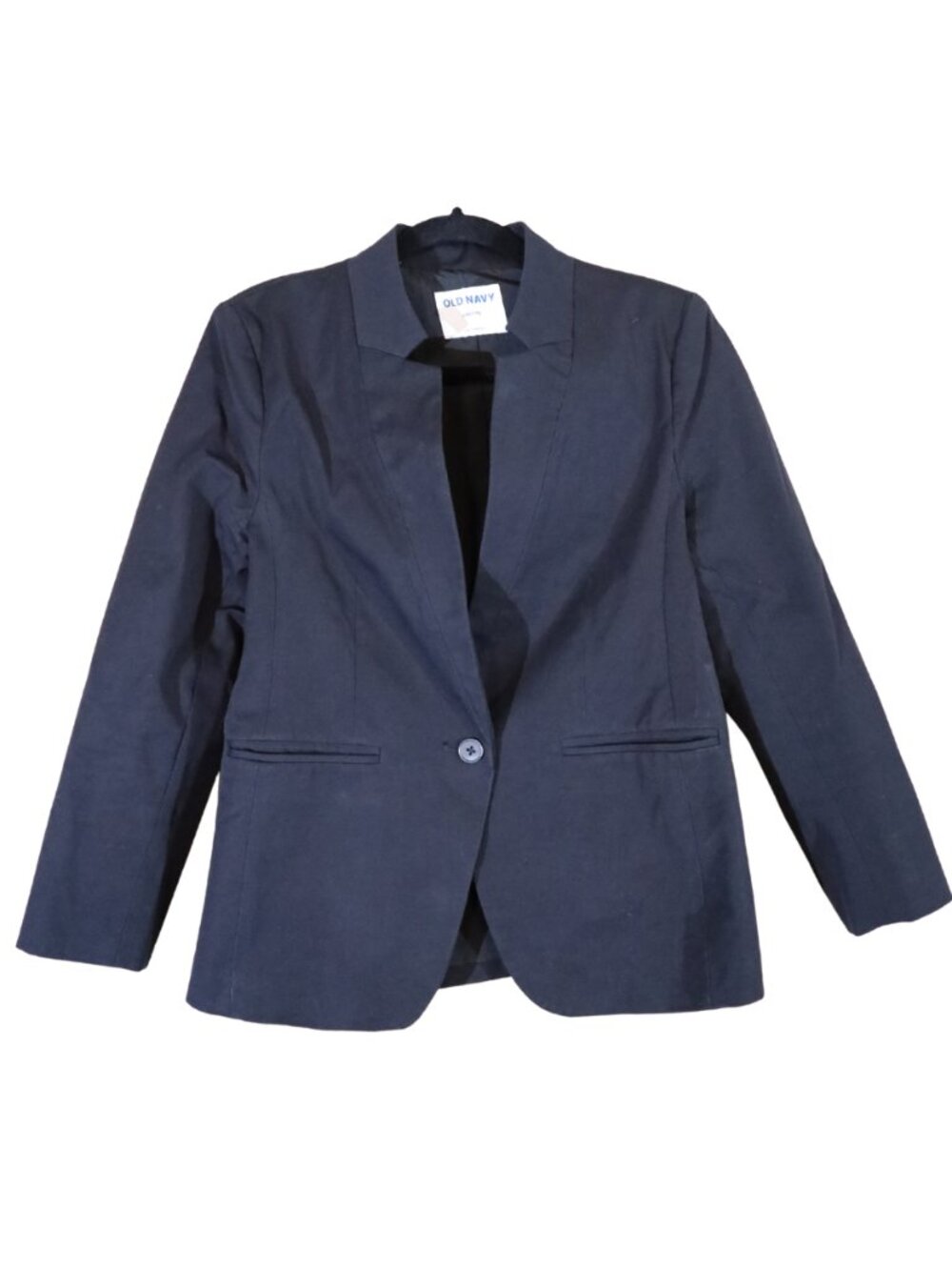 Old Navy Black Pixie Blazer Single Button Suit Jacket Small Petite SP